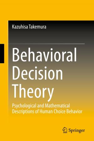 Cover of the book Behavioral Decision Theory by 