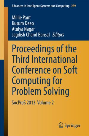 Cover of the book Proceedings of the Third International Conference on Soft Computing for Problem Solving by Bhupinder Dhir