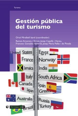 Cover of the book Gestión pública del turismo by Gerard de Josep Sáenz