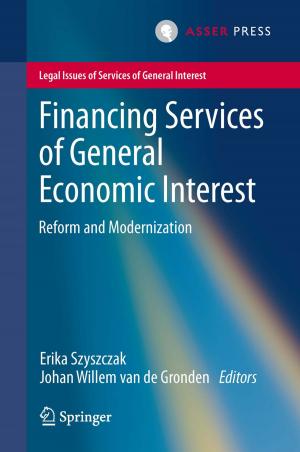 Cover of the book Financing Services of General Economic Interest by N. A. Baarsma