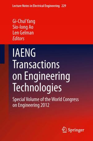 Cover of IAENG Transactions on Engineering Technologies