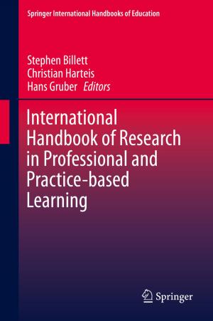 Cover of the book International Handbook of Research in Professional and Practice-based Learning by Mariano Croce