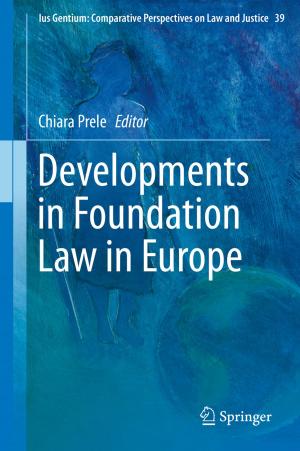 Cover of the book Developments in Foundation Law in Europe by C.R. Hausman