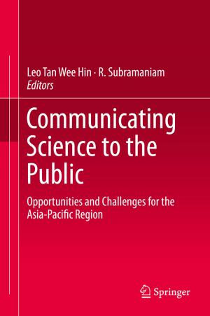 Cover of the book Communicating Science to the Public by Royal J. Schmidt