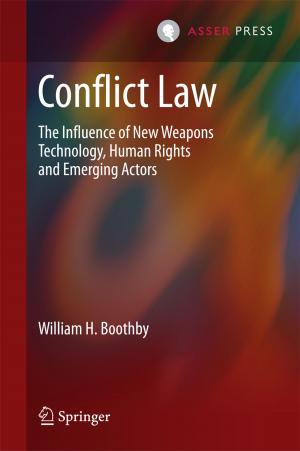 Cover of the book Conflict Law by Thijs  Bosters