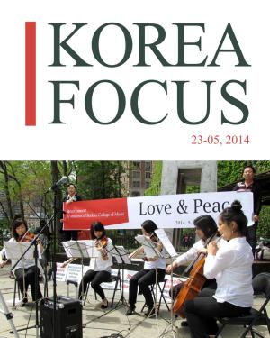 Cover of Korea Focus - May 2014
