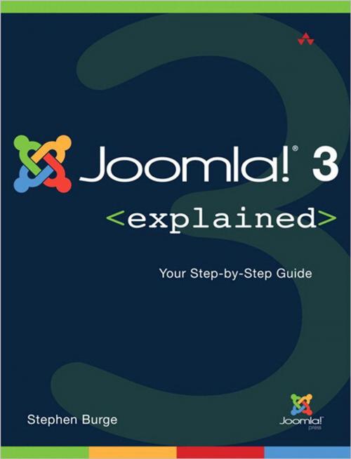 Cover of the book Joomla!® 3 Explained by Stephen Burge, Pearson Education
