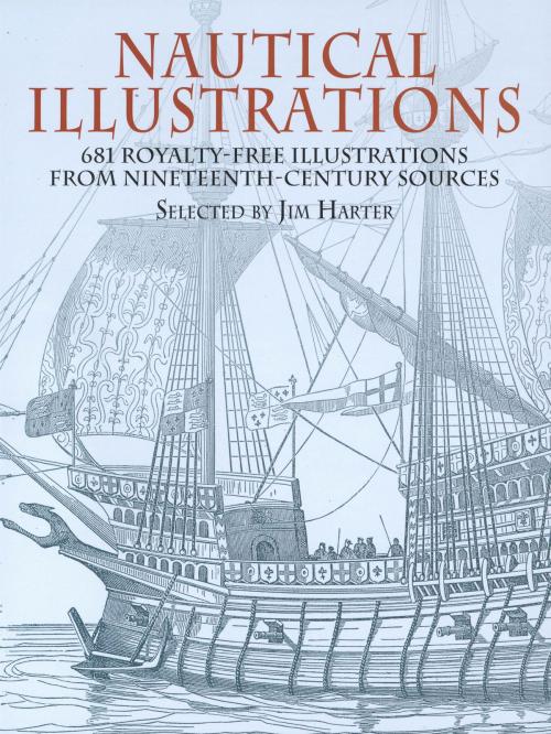 Cover of the book Nautical Illustrations by Jim Harter, Dover Publications
