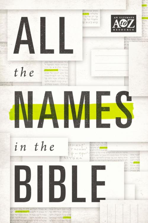 Cover of the book All the Names in the Bible by Thomas Nelson, Thomas Nelson