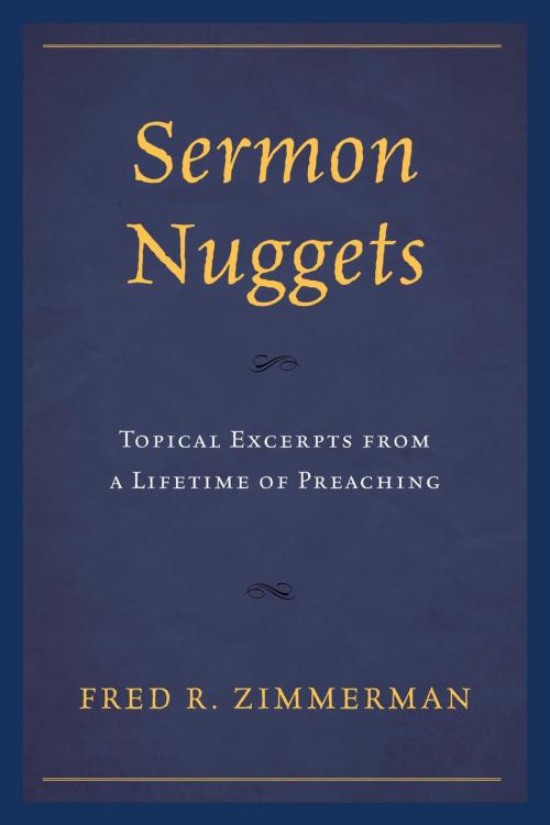 Cover of the book Sermon Nuggets by Fred R. Zimmerman, Hamilton Books
