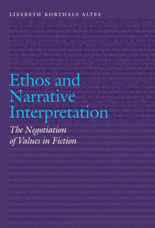 Cover of the book Ethos and Narrative Interpretation by Liesbeth Korthals Altes, UNP - Nebraska
