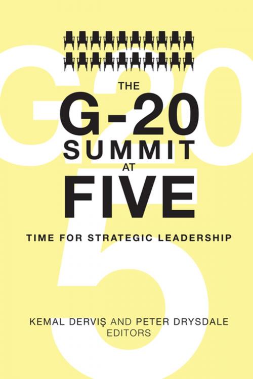 Cover of the book The G-20 Summit at Five by , Brookings Institution Press