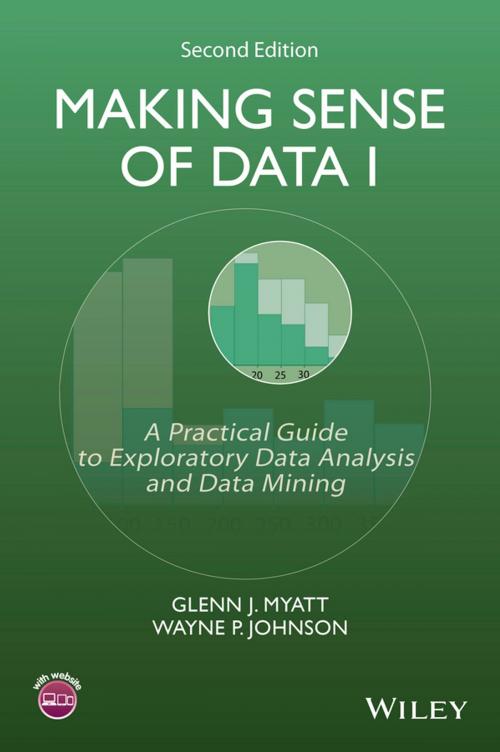 Cover of the book Making Sense of Data I by Glenn J. Myatt, Wayne P. Johnson, Wiley