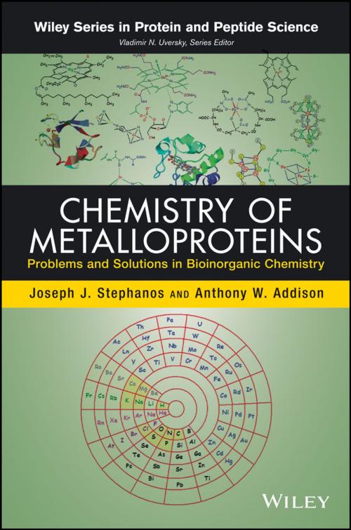 Cover of the book Chemistry of Metalloproteins by Joseph J. Stephanos, Anthony W. Addison, Wiley