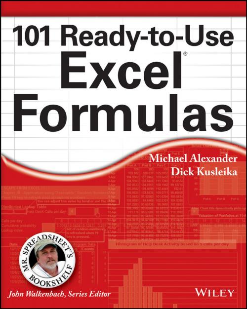 Cover of the book 101 Ready-to-Use Excel Formulas by Michael Alexander, Richard Kusleika, Wiley