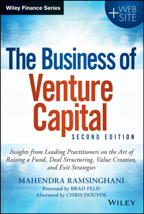 Cover of the book The Business of Venture Capital by Mahendra Ramsinghani, Wiley
