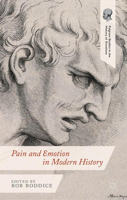 Cover of the book Pain and Emotion in Modern History by Robert Gregory Boddice, Palgrave Macmillan UK