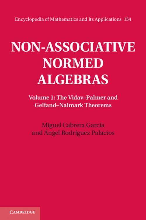 Cover of the book Non-Associative Normed Algebras: Volume 1, The Vidav–Palmer and Gelfand–Naimark Theorems by Miguel Cabrera García, Ángel Rodríguez Palacios, Cambridge University Press