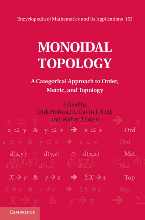 Cover of the book Monoidal Topology by , Cambridge University Press