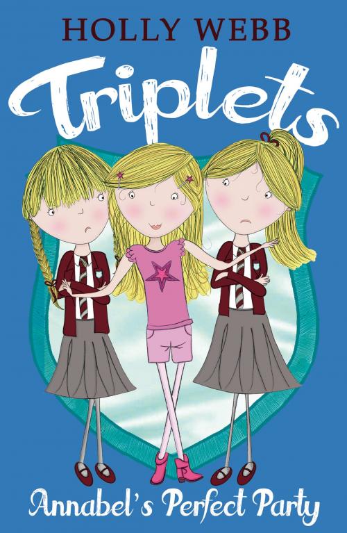 Cover of the book Triplets 2: Annabel's Perfect Party by Holly Webb, Scholastic UK