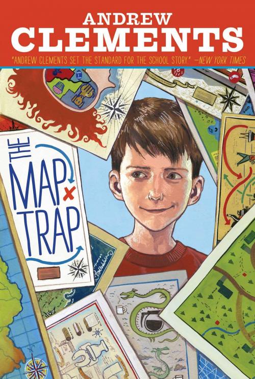 Cover of the book The Map Trap by Andrew Clements, Atheneum Books for Young Readers