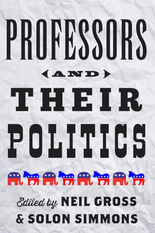 Cover of the book Professors and Their Politics by , Johns Hopkins University Press