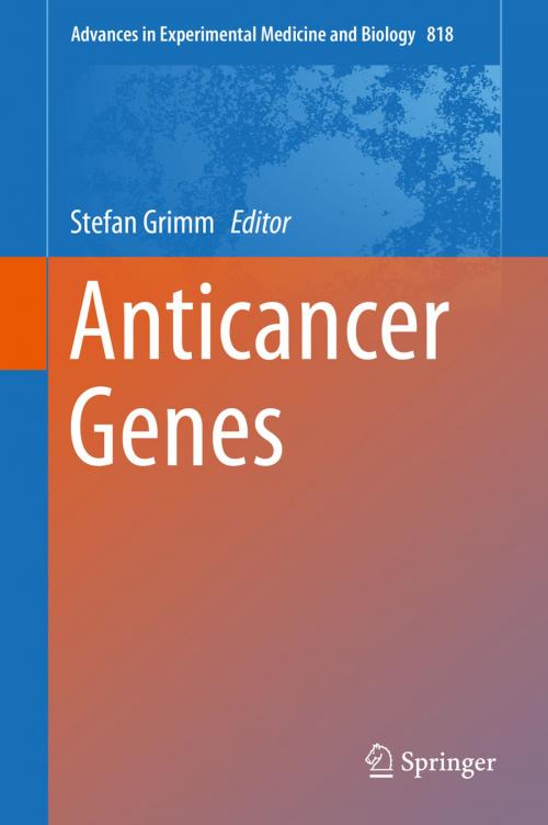 Cover of the book Anticancer Genes by , Springer London