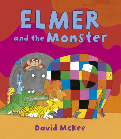 Cover of the book Elmer and the Monster by David McKee, Andersen Press Ltd