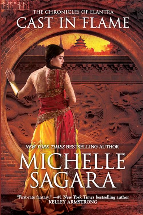 Cover of the book Cast in Flame by Michelle Sagara, MIRA Books
