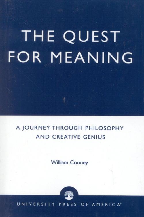 Cover of the book The Quest for Meaning by William Cooney, UPA