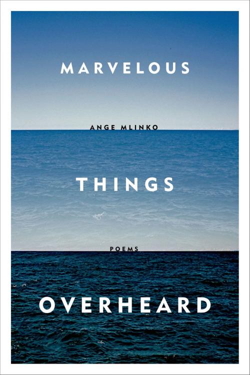 Cover of the book Marvelous Things Overheard by Ange Mlinko, Farrar, Straus and Giroux