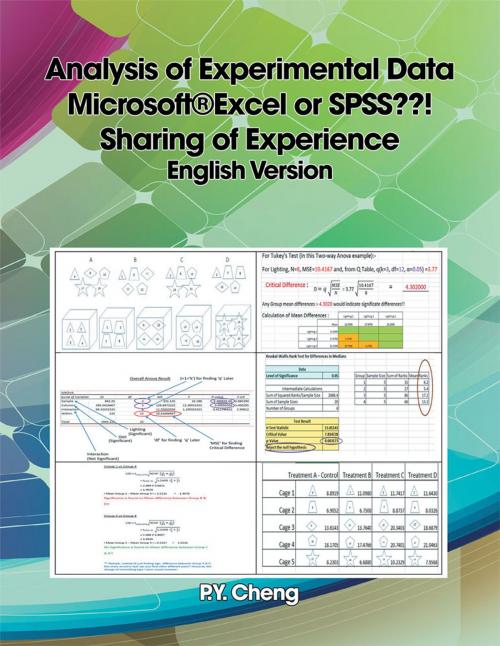 Cover of the book Analysis of Experimental Data Microsoft®Excel or Spss??! Sharing of Experience English Version by Ping Yuen PY Cheng, Xlibris AU