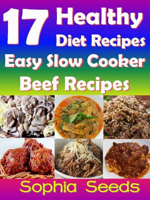 Cover of the book 17 Healthy Diet Recipes - Easy Slow Cooker Beef Recipes by Sophia Seeds, RR Publishing LLC