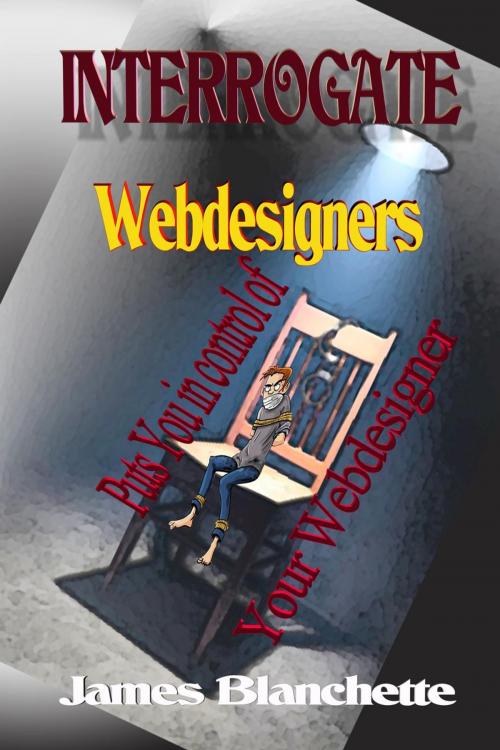Cover of the book Interrogate Webdesigners by James Blanchette, Spangaloo Publishing