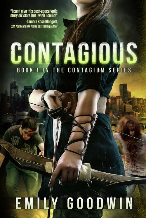 Cover of the book Contagious by Emily Goodwin, Permuted Press