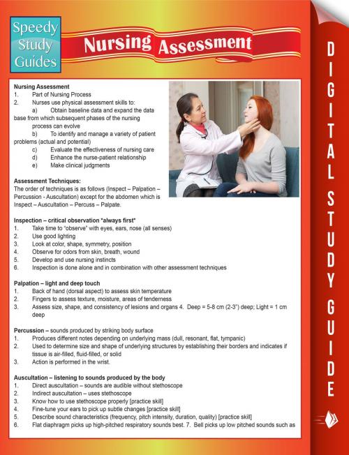 Cover of the book Nursing Assessment (Speedy Study Guides) by Speedy Publishing, Speedy Publishing LLC