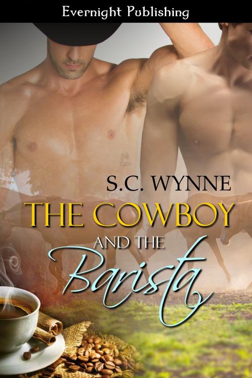 Cover of the book The Cowboy and the Barista by S. C. Wynne, Evernight Publishing