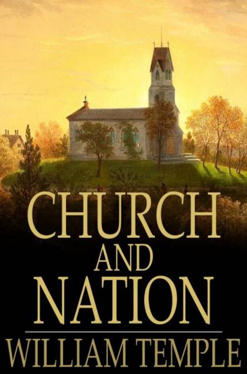 Cover of the book Church and Nation by William Temple, The Floating Press