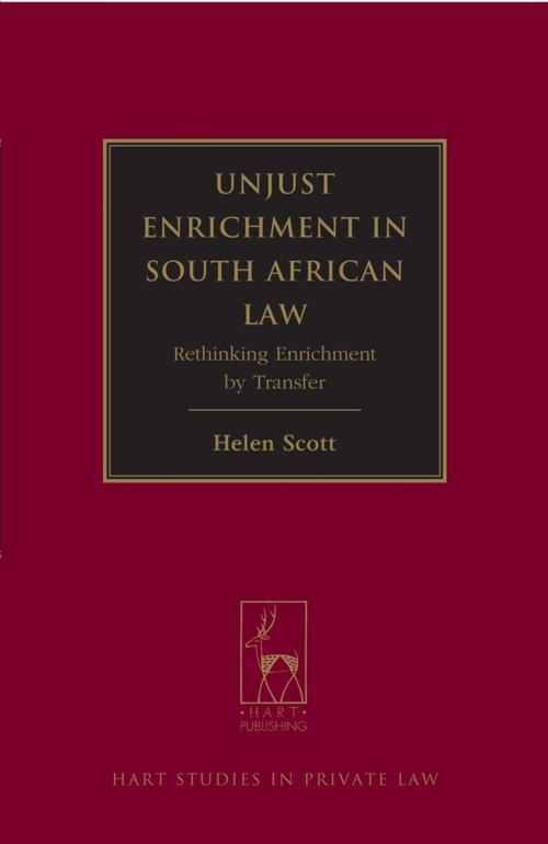 Cover of the book Unjust Enrichment in South African Law by Professor Helen Scott, Bloomsbury Publishing