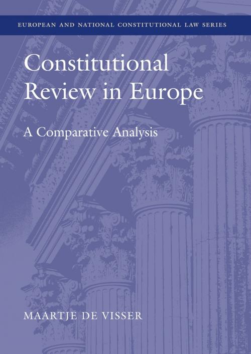 Cover of the book Constitutional Review in Europe by Dr Maartje de Visser, Bloomsbury Publishing