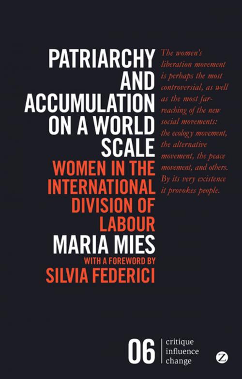 Cover of the book Patriarchy and Accumulation on a World Scale by Maria Mies, Zed Books