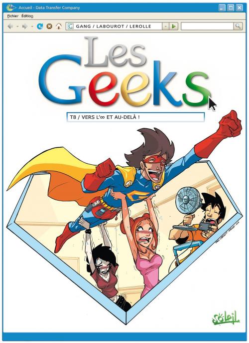 Cover of the book Les Geeks T08 by Gang, Thomas Labourot, Soleil