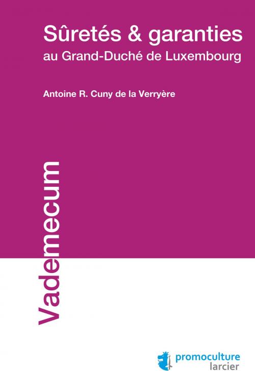 Cover of the book Suretés et garanties au Grand-Duché de Luxembourg by Antoine Cuny de la Verryère, Éditions Larcier