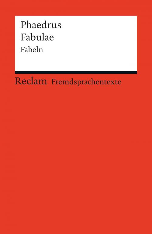 Cover of the book Fabulae by Phaedrus, Reclam Verlag