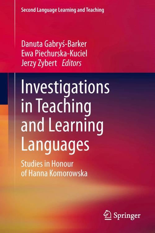 Cover of the book Investigations in Teaching and Learning Languages by , Springer International Publishing