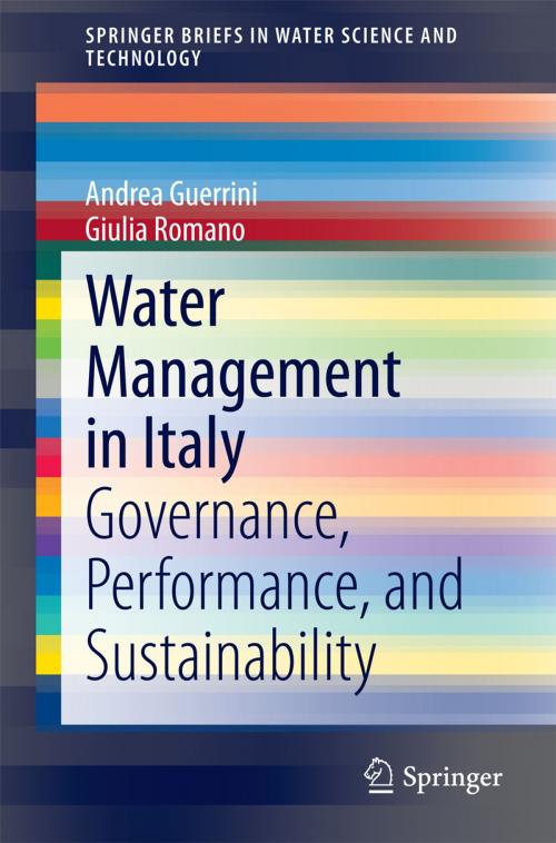 Cover of the book Water Management in Italy by Andrea Guerrini, Giulia Romano, Springer International Publishing