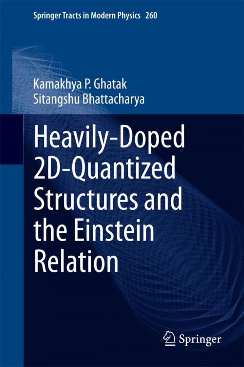 Cover of the book Heavily-Doped 2D-Quantized Structures and the Einstein Relation by Sitangshu Bhattacharya, Kamakhya P. Ghatak, Springer International Publishing