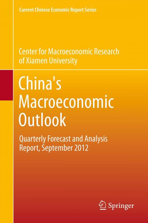 Cover of the book China's Macroeconomic Outlook by CMR of Xiamen University, Springer Berlin Heidelberg