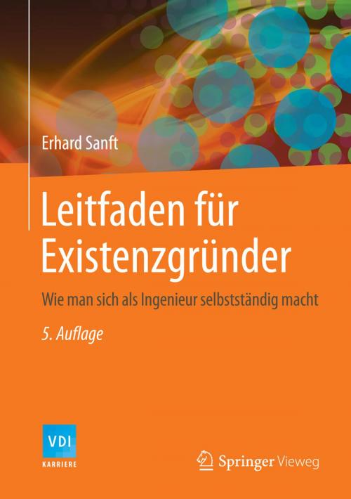 Cover of the book Leitfaden für Existenzgründer by Erhard Sanft, Springer Berlin Heidelberg
