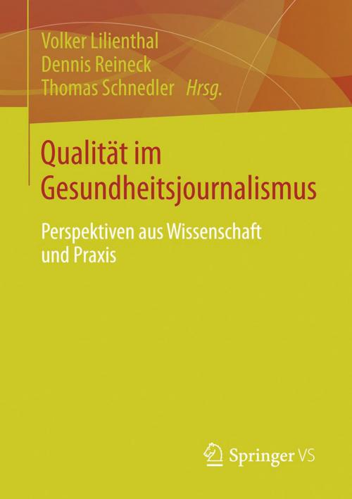 Cover of the book Qualität im Gesundheitsjournalismus by , Springer Fachmedien Wiesbaden